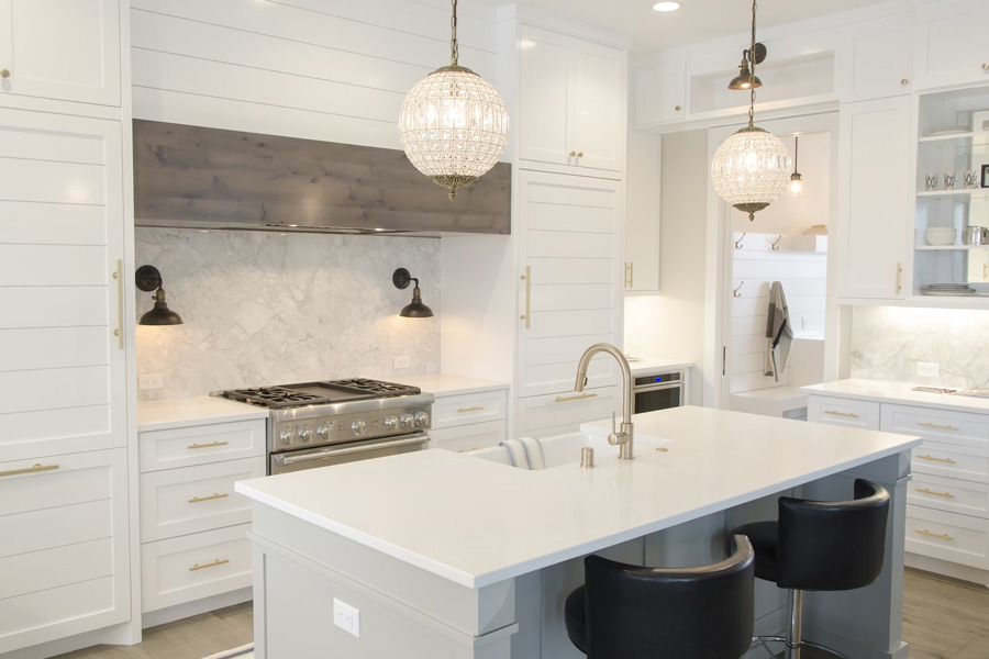 white cabinetry