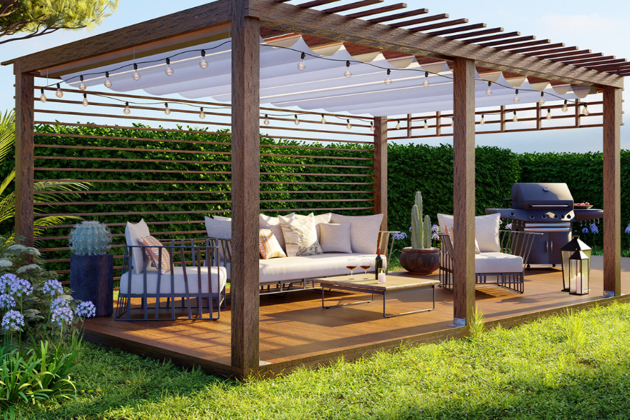 Making a Garden Pergola the Focal Point of Your New Garden Design